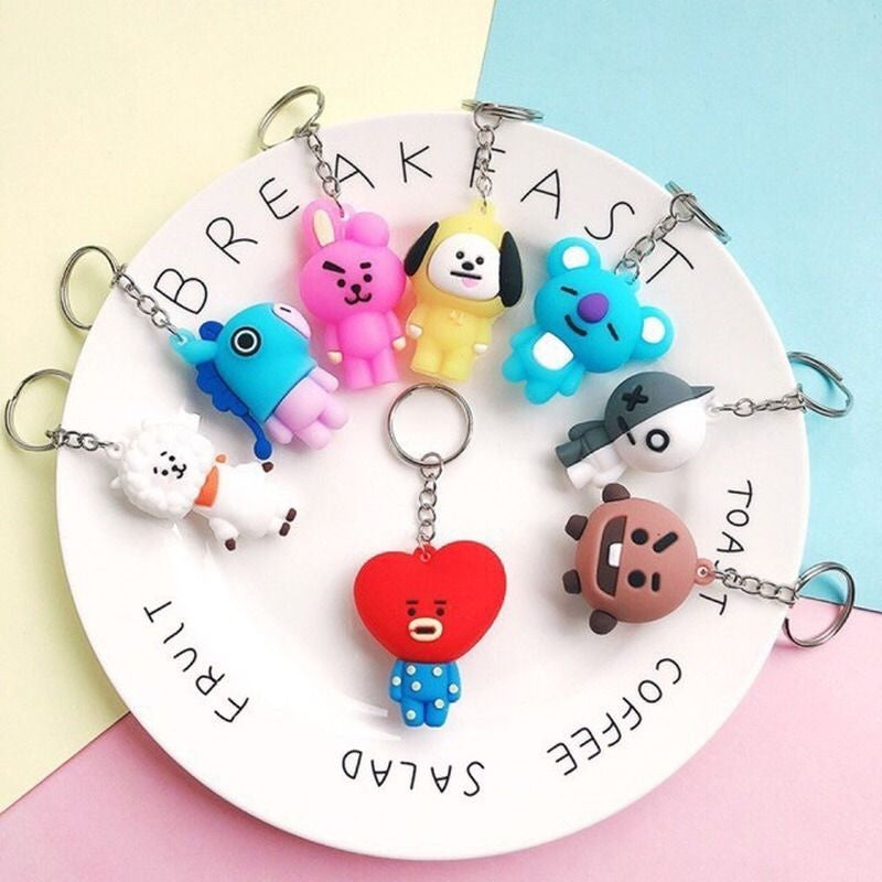Pack de 8 Llaveros BTS